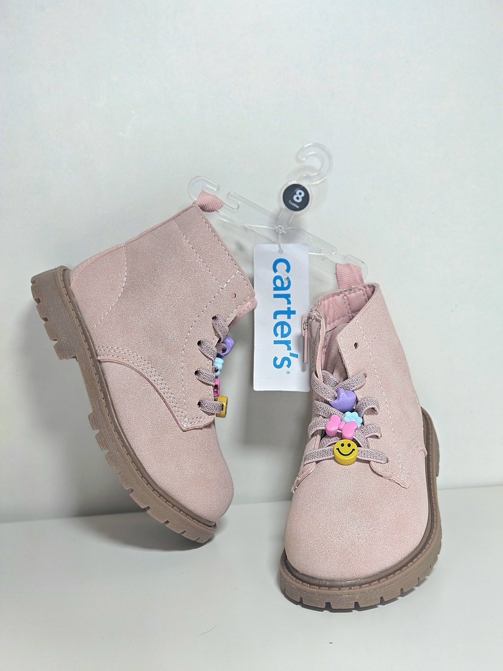 Carter’s Toddler Girls Pink Ankle Boots Size 8M US – New with Tags